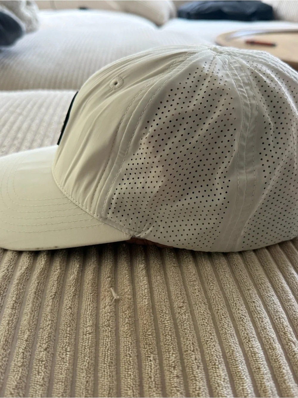 Ping White Men’s Performance Golf Hat with Black Hex Logo